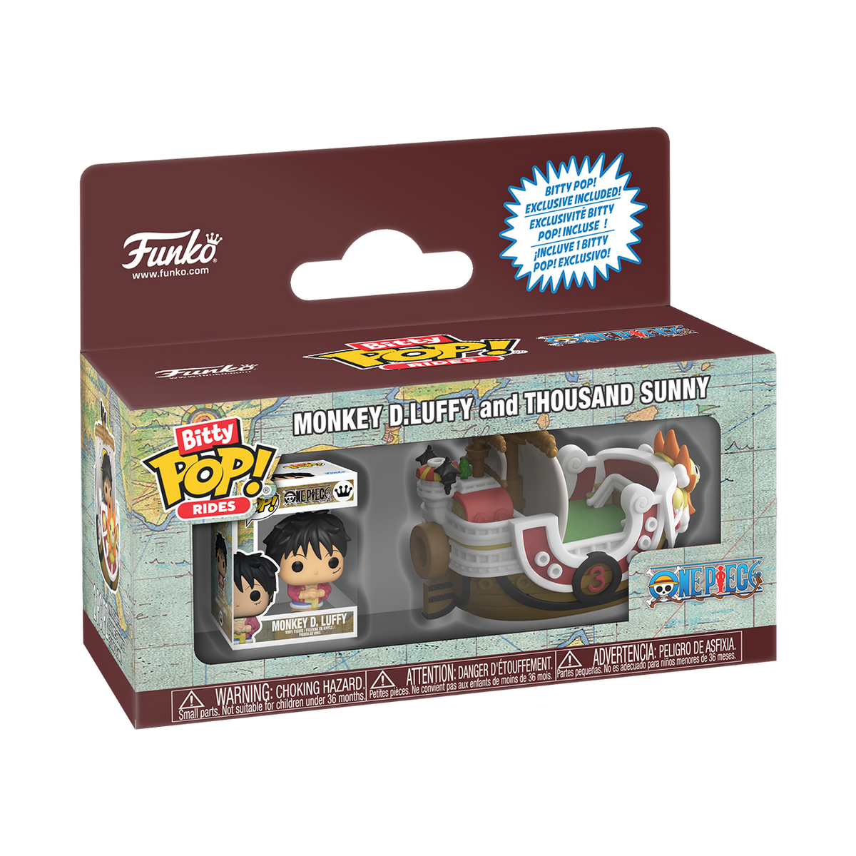 Bitty Pop! Rides Monkey D. Luffy and Thousand Sunny - US 9690