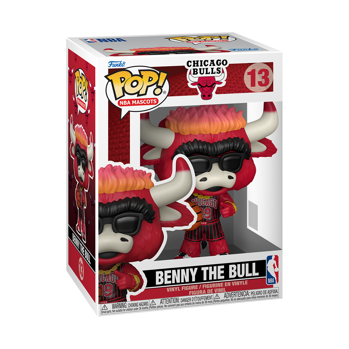 Pop! Benny the Bull (Pinstripe Jersey) - US 1779