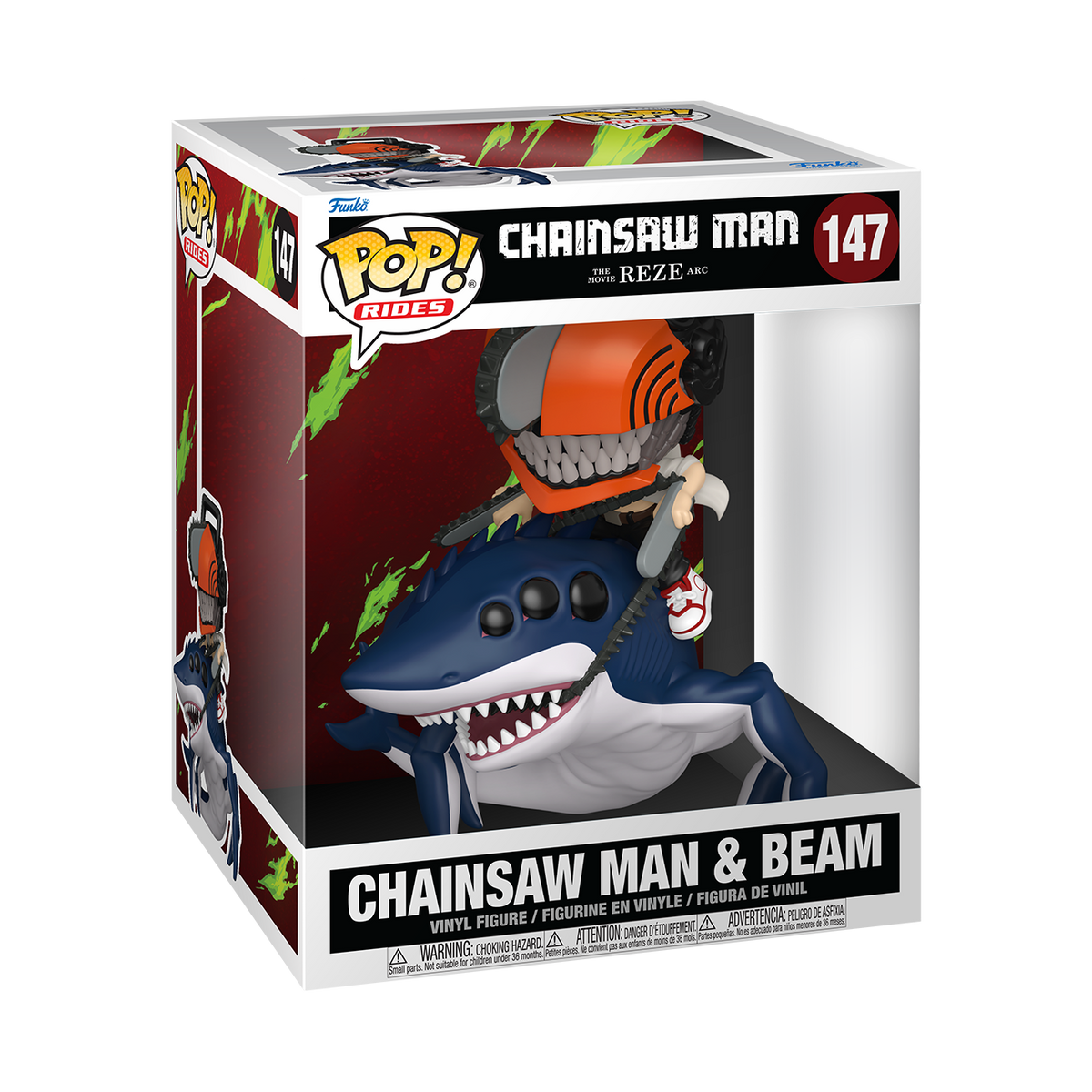 Pop! Ride Deluxe Chainsaw Man & Beam - US 1956