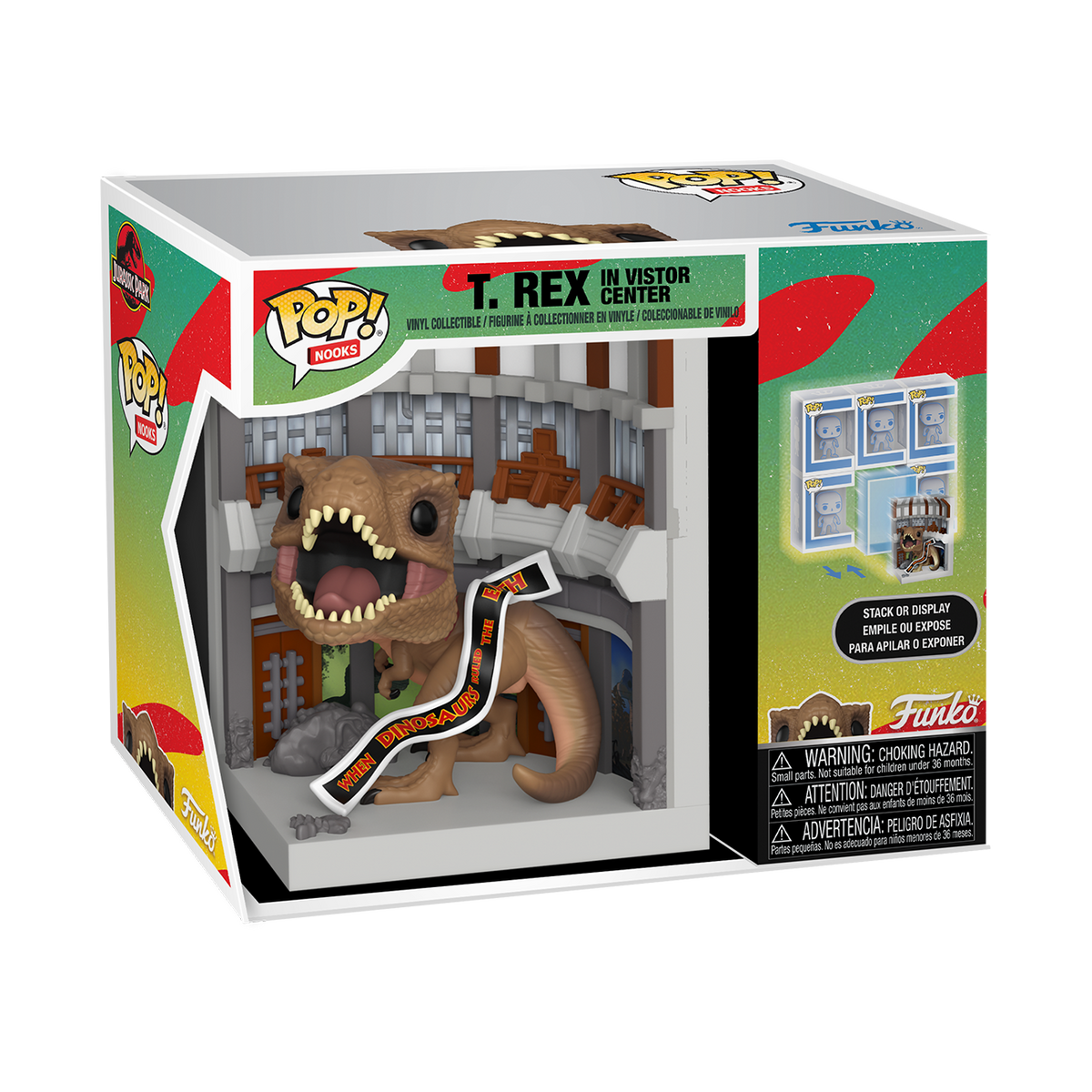 Pop! Nooks T. Rex in Visitor Center - US 2229