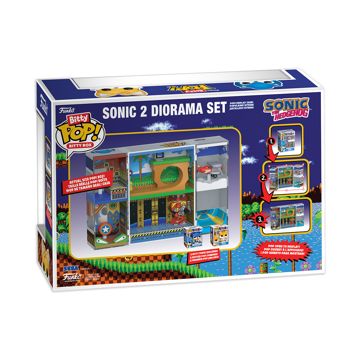 Bitty Pop! Bitty Box Sonic 2 Diorama Set - US 6582