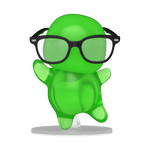 Pop! Flubber with Glasses (Translucent) - US 4543