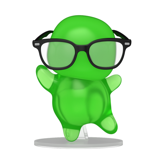 Pop! Flubber with Glasses (Translucent) - US 4543