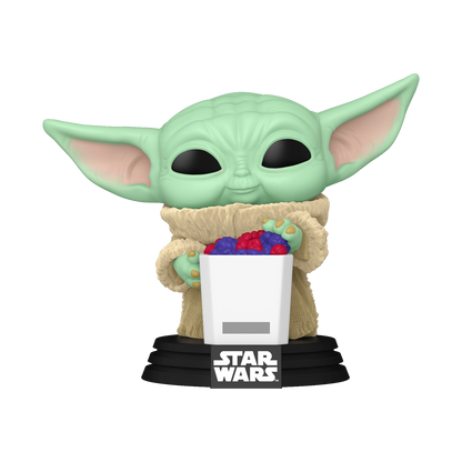 Pop! Grogu with Snack (Flocked) - US 6382