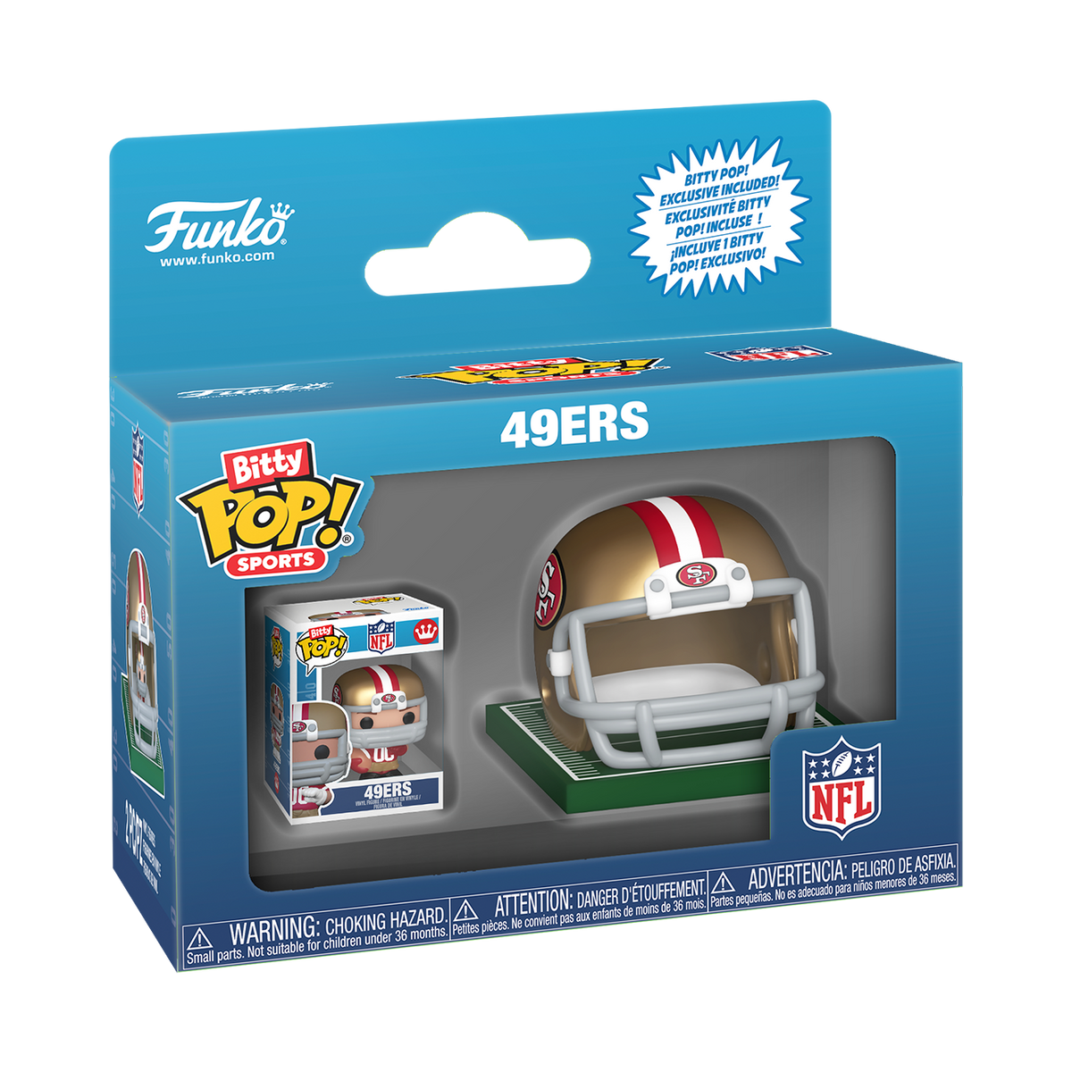 Bitty Pop! Helmet & Player 49ers - US 5421