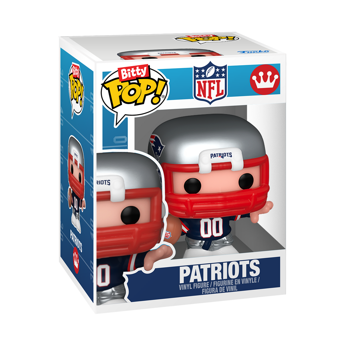 Bitty Pop! Helmet & Player Patriots - US 1345