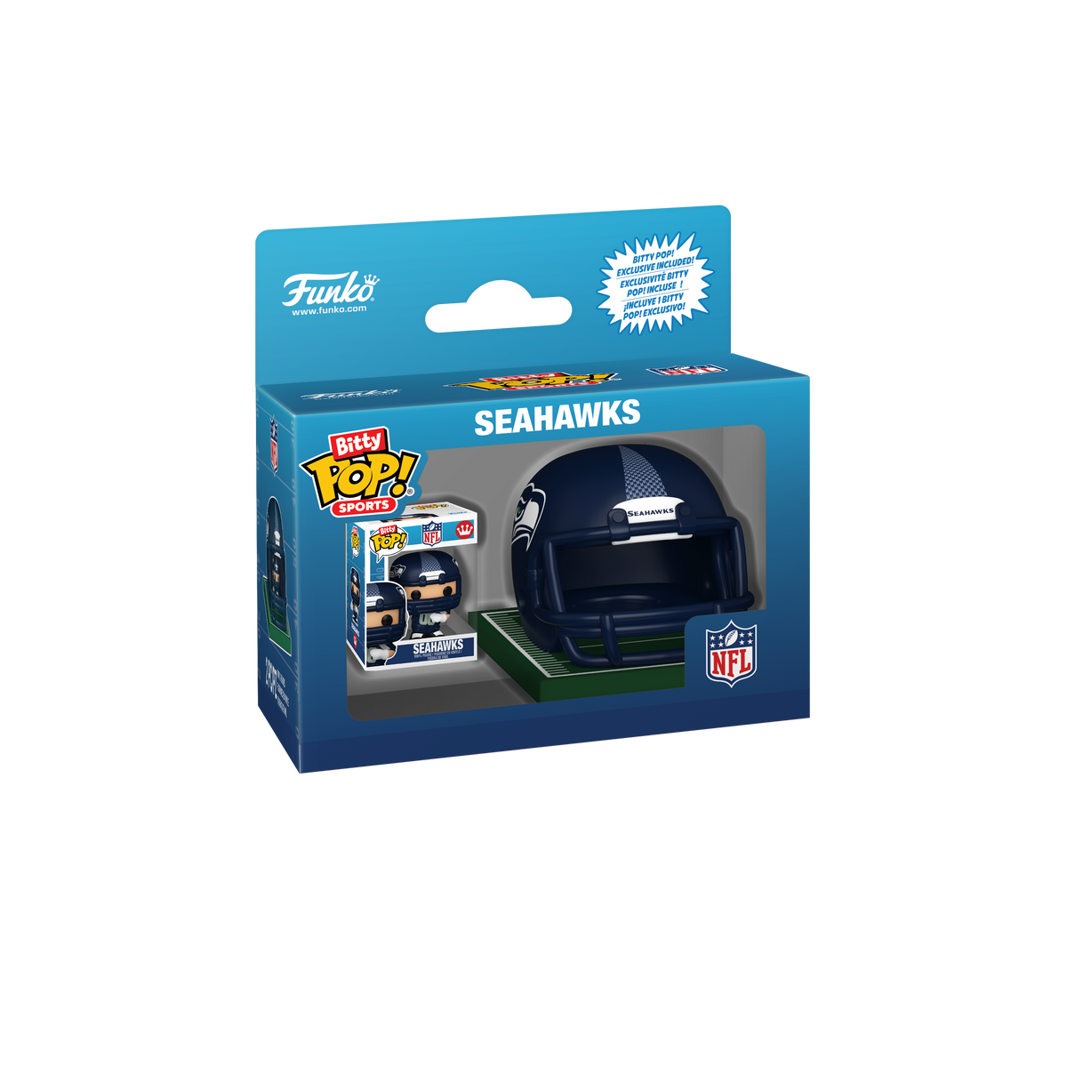 Bitty Pop! Helmet & Player Seahawks - US 5733