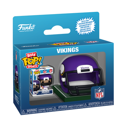 Bitty Pop! Helmet & Player Vikings - US 6844