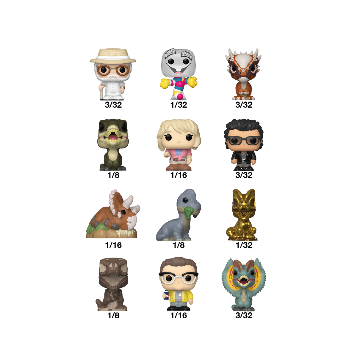Mystery Bitty Pop! Jurassic Park - US 1915