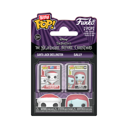 Bitty Pop! Santa Jack Skellington & Sally 2-Pack - US 4761