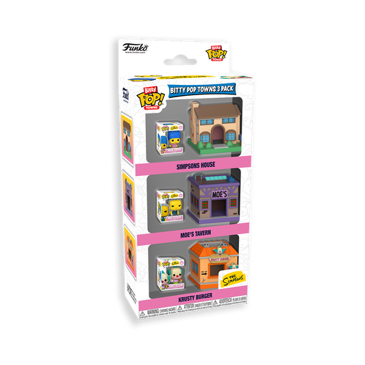 Bitty Pop! Towns The Simpsons 3-Pack - US 7427
