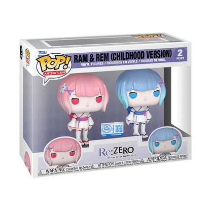Pop! Ram & Rem (Childhood Version) 2-Pack - US 9427