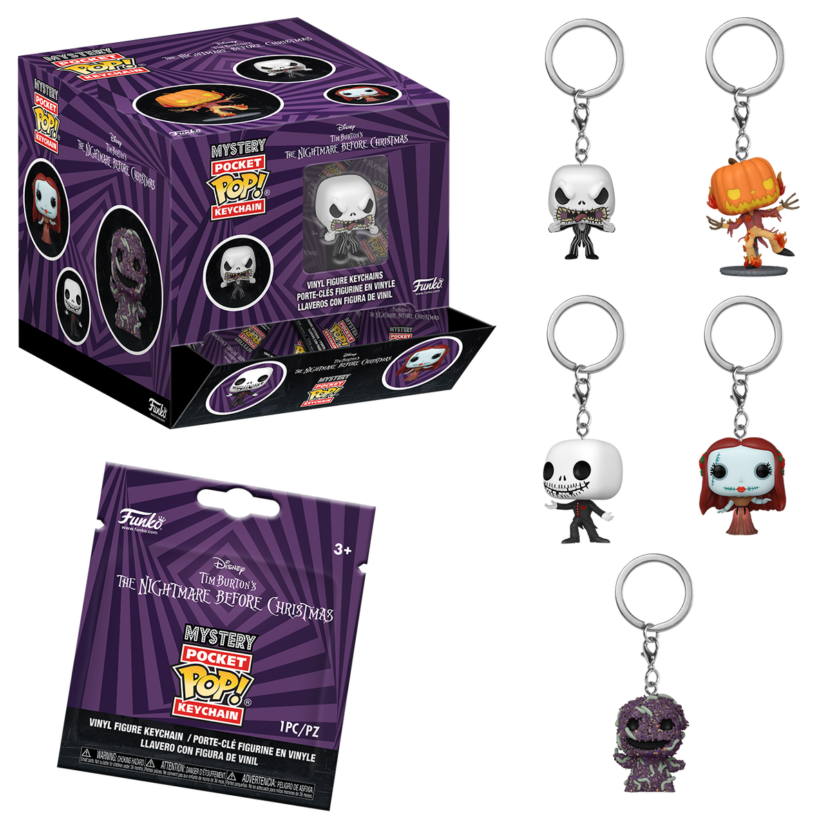 Mystery Pop! Keychain The Nightmare Before Christmas - US 7251