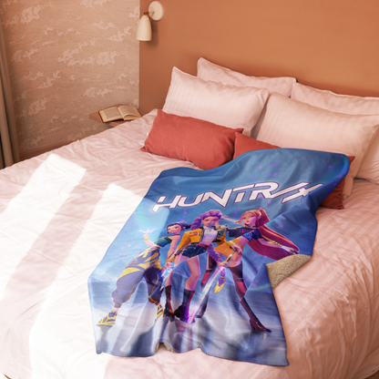 KPop Demon Hunters HUNTR/X Sherpa Blanket - US 0623