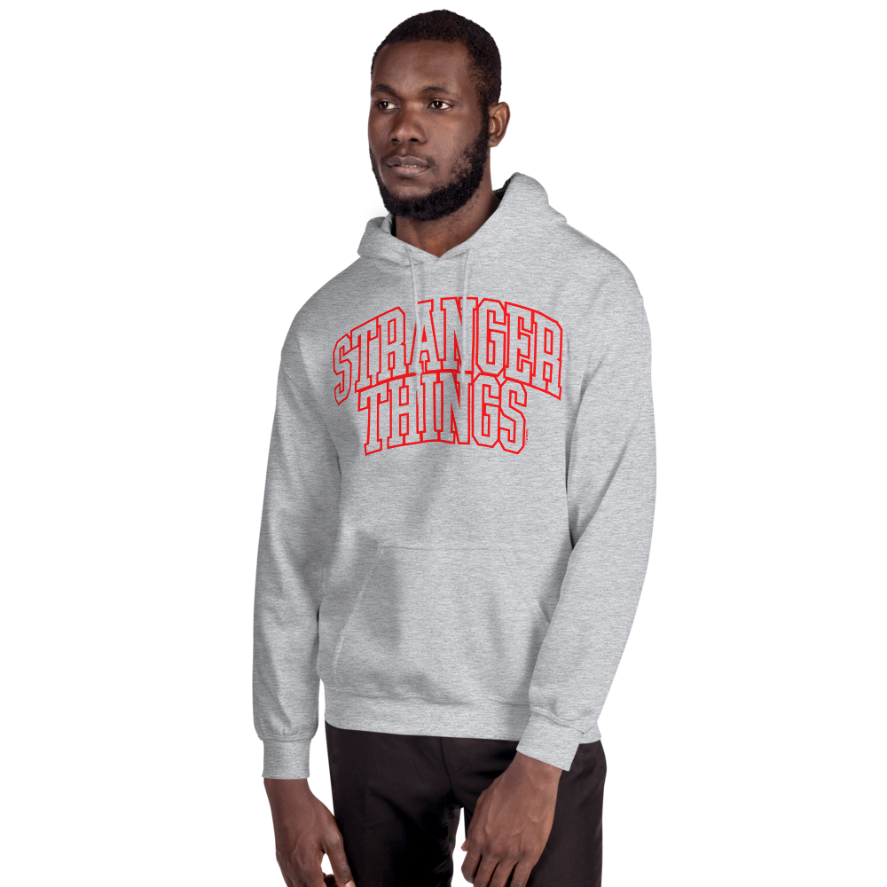 Stranger Things Logo Athletic Hoodie - US 7742
