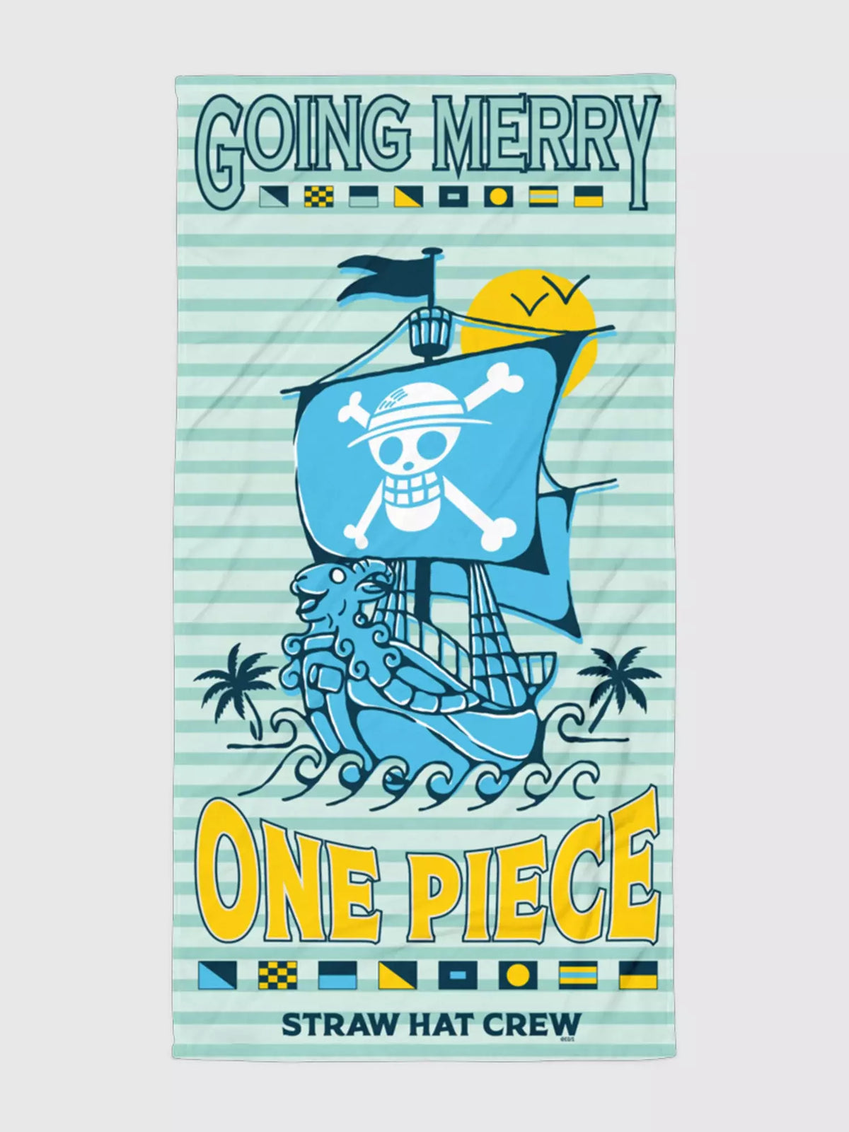 One Piece Straw Hat Crew Beach Towel - US 9861