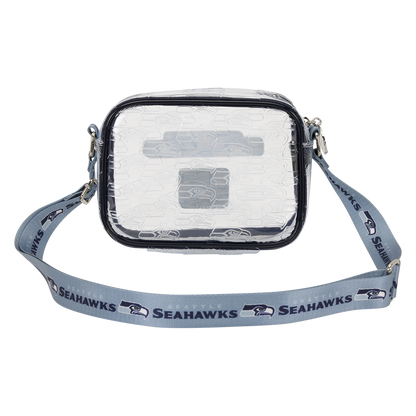NFL Seattle Seahawks Clear Crossbody Stadium Bag - US 7671