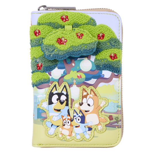 Bluey's Backyard Zip-Around Wallet - US 6575