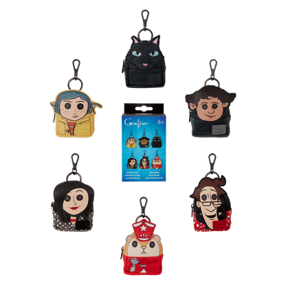 Coraline Cosplay Mystery Mini Backpack Keychain Charm - US 9245