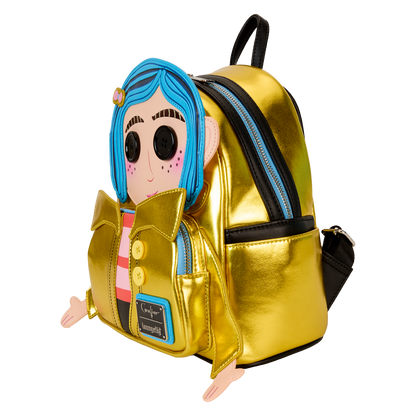 Coraline 15th Anniversary Laika Doll Metallic Cosplay Mini Backpack - US 5598