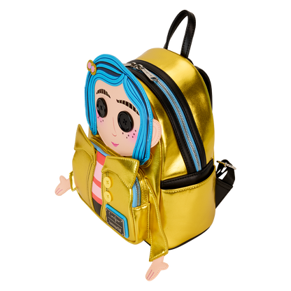 Coraline 15th Anniversary Laika Doll Metallic Cosplay Mini Backpack - US 5598