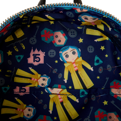 Coraline 15th Anniversary Laika Doll Metallic Cosplay Mini Backpack - US 5598