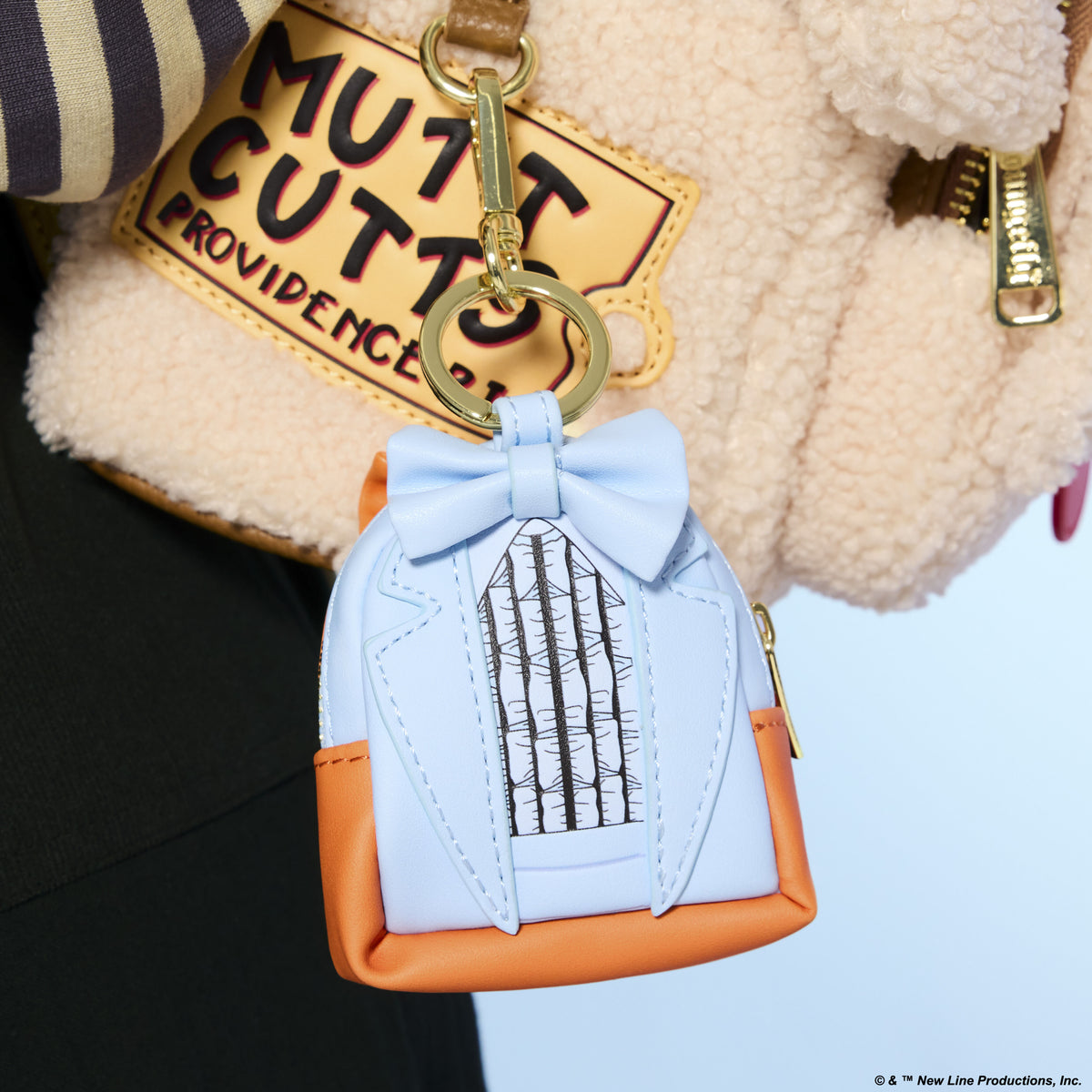 Dumb & Dumber Suit Reversible Cosplay Mini Backpack Keychain Charm - US 6191