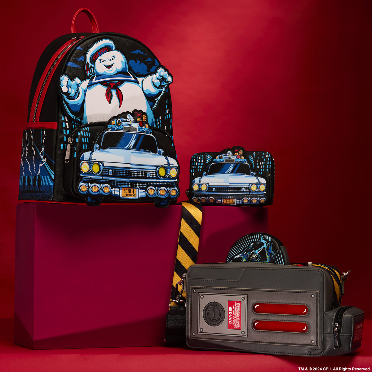 Ghostbusters Stay Puft Ecto-1 Light Up Mini Backpack - US 0697