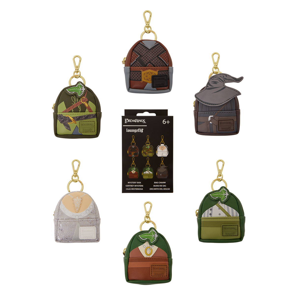 The Lord of the Rings Cosplay Mystery Mini Backpack Keychain Charm - US 9428