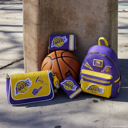 NBA Los Angeles Lakers Patch Icons Crossbody Bag - US 3508