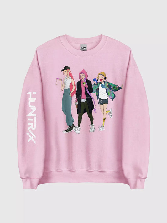 KPop Demon Hunters Off Duty HUNTR/X Sweatshirt - US 8322