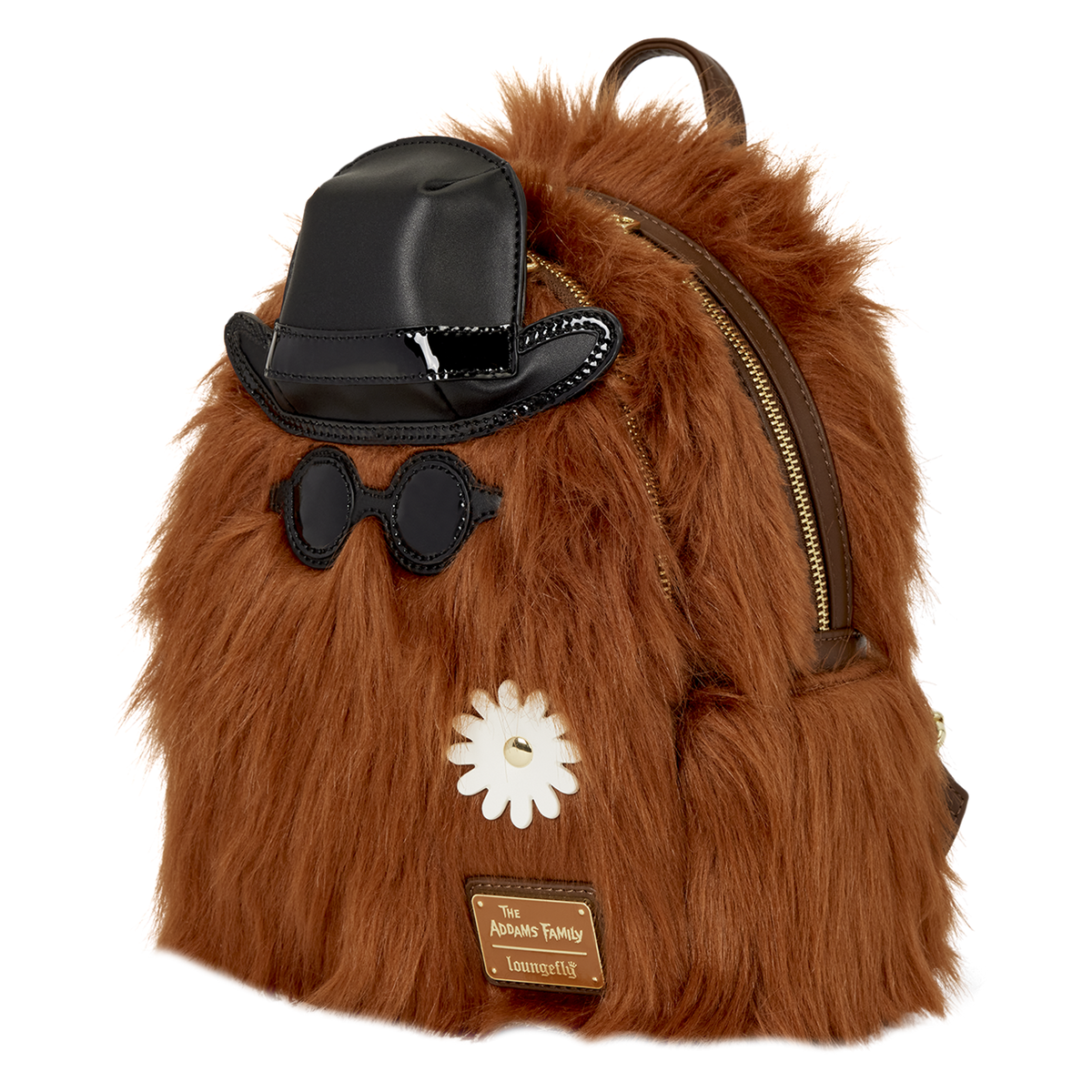 The Addams Family Exclusive Cousin Itt Plush Cosplay Mini Backpack - US 4156