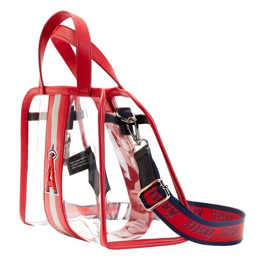 MLB LA Angels Clear Tote Crossbody Stadium Bag with Pouch - US 2989