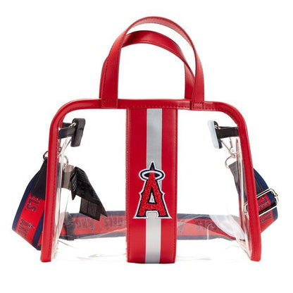 MLB LA Angels Clear Tote Crossbody Stadium Bag with Pouch - US 2989