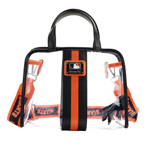MLB SF Giants Clear Tote Crossbody Stadium Bag with Pouch - US 8586