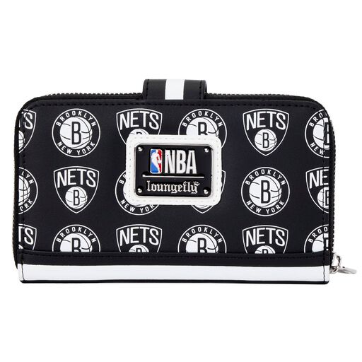 NBA Brooklyn Nets Logo Zip Around Wallet - US 0698