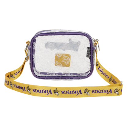 NFL Minnesota Vikings Clear Crossbody Stadium Bag - US 7740