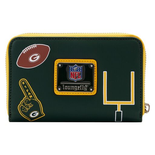 NFL Green Bay Packers Patches Zip Around Wallet - US 7978