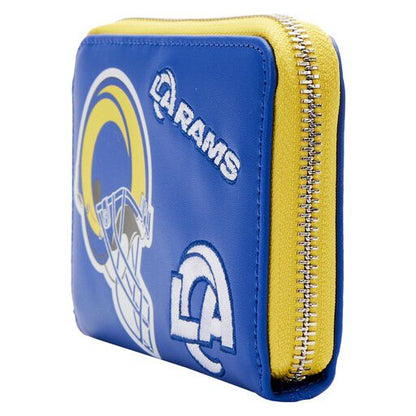 NFL Los Angeles Rams Patches Zip Around Wallet - US 7344