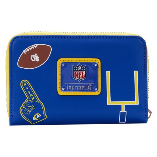 NFL Los Angeles Rams Patches Zip Around Wallet - US 7344