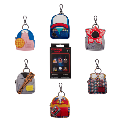 Stranger Things Cosplay Mystery Mini Backpack Keychain Charm - US 1043