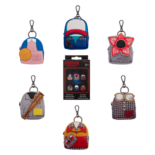 Stranger Things Cosplay Mystery Mini Backpack Keychain Charm - US 1043