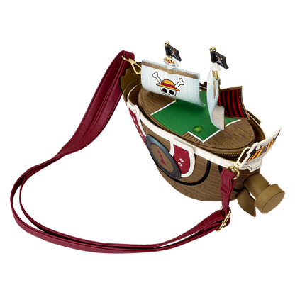 One Piece Thousand Sunny Ship Figural Crossbody Bag - US 5657