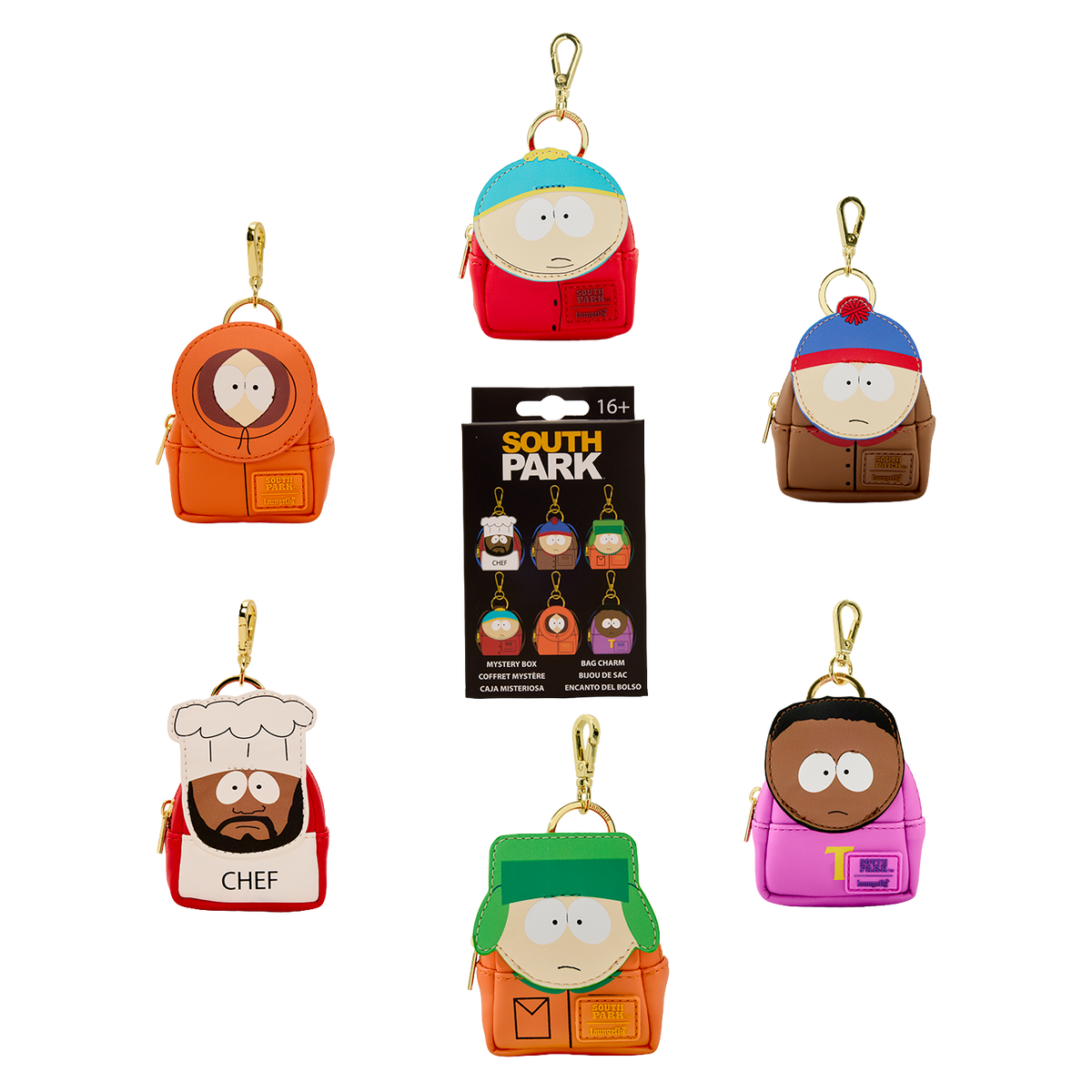 South Park Cosplay Mystery Mini Backpack Keychain Charm - US 4006