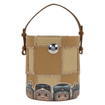 The Mandalorian Grogu & Anzellan Drawstring Bucket Crossbody Bag with Coin Bag - US 8918