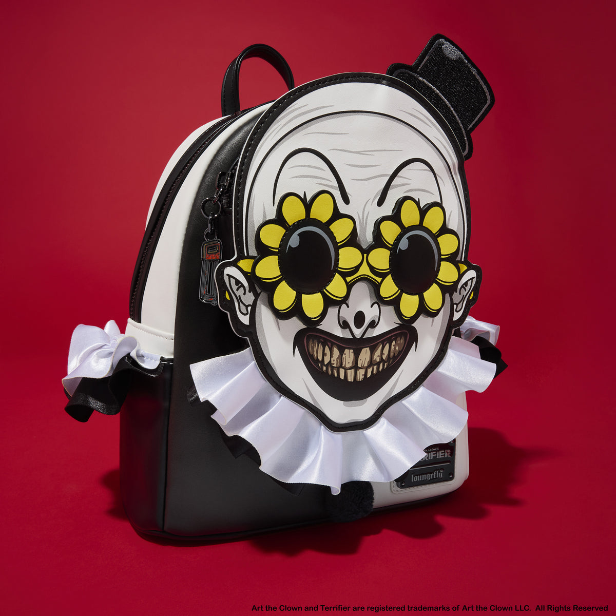 Terrifier Exclusive Art the Clown Glow Cosplay Mini Backpack - US 0459