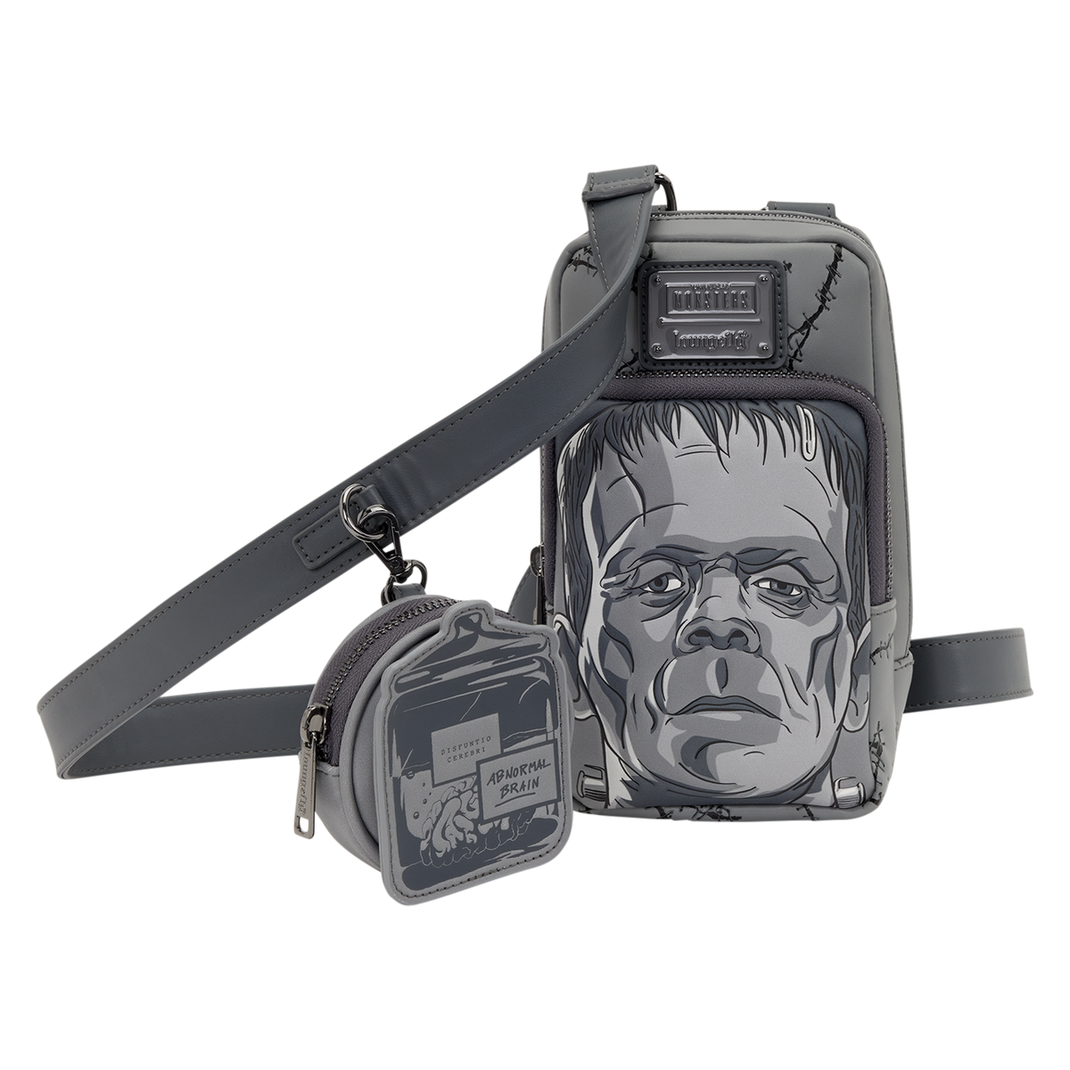 Universal Monsters Frankenstein Crossbody Bag with Coin Bag - US 8548