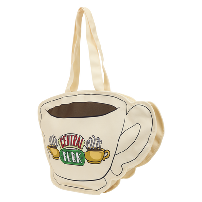 Friends Central Perk Coffee Cup Oversized Canvas Tote Bag - US 4166