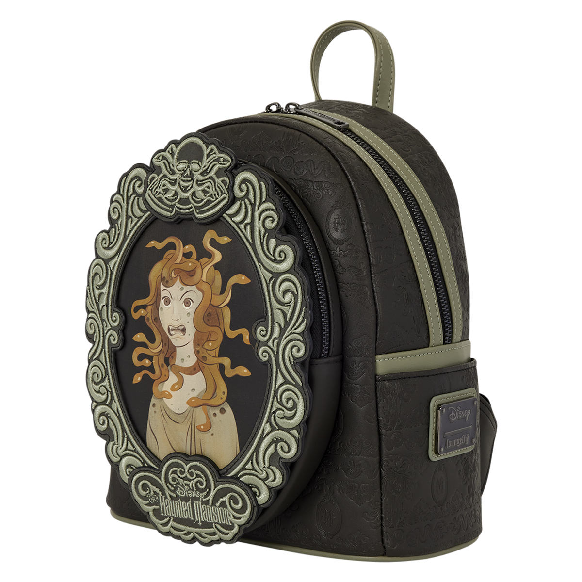 The Haunted Mansion Exclusive Medusa Portrait Light-Up Glow Mini Backpack - US 7588