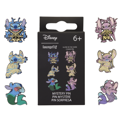 Stitch & Angel Halloween Costume Mystery Box pin - US 8205